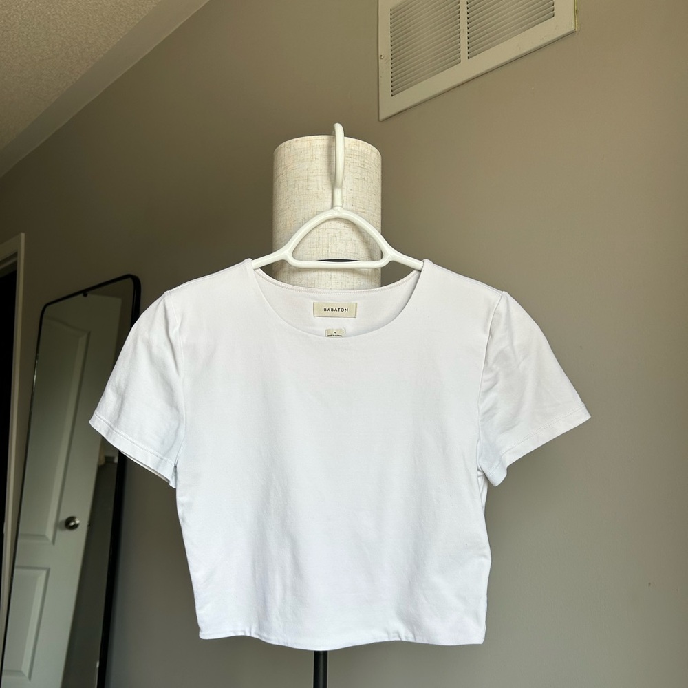 Aritzia Contour Crew Cropped T-shirt - Picture 3 of 6